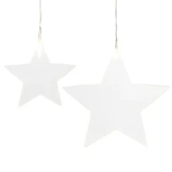 LED-Sternen-Girlande, Trio, 3 Sterne, warmweiß, inkl. Timer