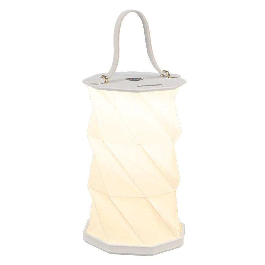 LED-Tischlampe Swing, 12cm x 12cm x 22,5cm, warmweiß, dimmbar, wiederaufladbar, inkl. Ladekabel