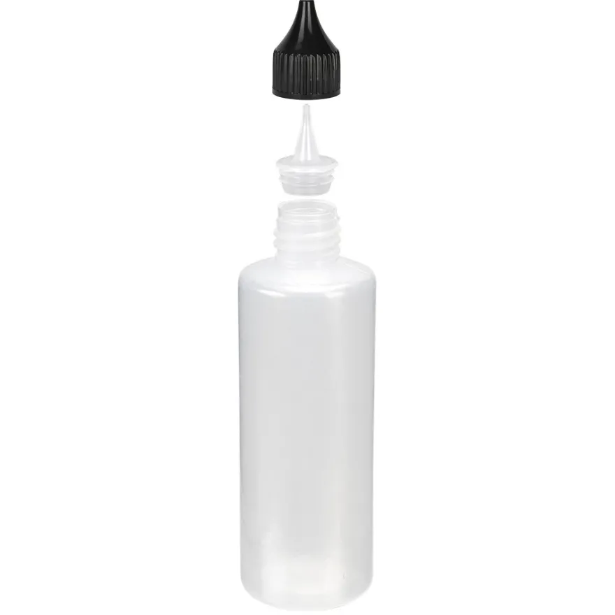 Leerflaschen, für je 90 ml Inhalt, Ø 3,7cm, 12,5 cm hoch, 4 Stück