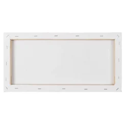 Leinwand auf Keilrahmen, 20cm x 40cm, 390g/m², weiß, 2 Stück