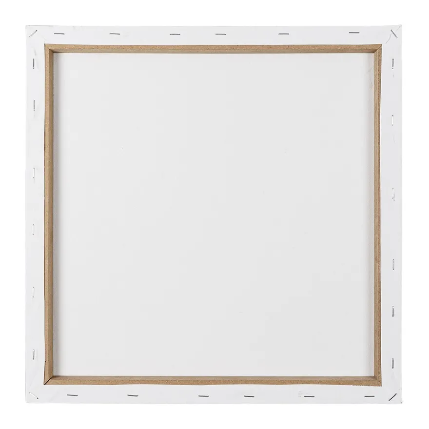 Leinwand auf Keilrahmen, 40cm x 40cm, 390g/m², weiß, 2 Stück