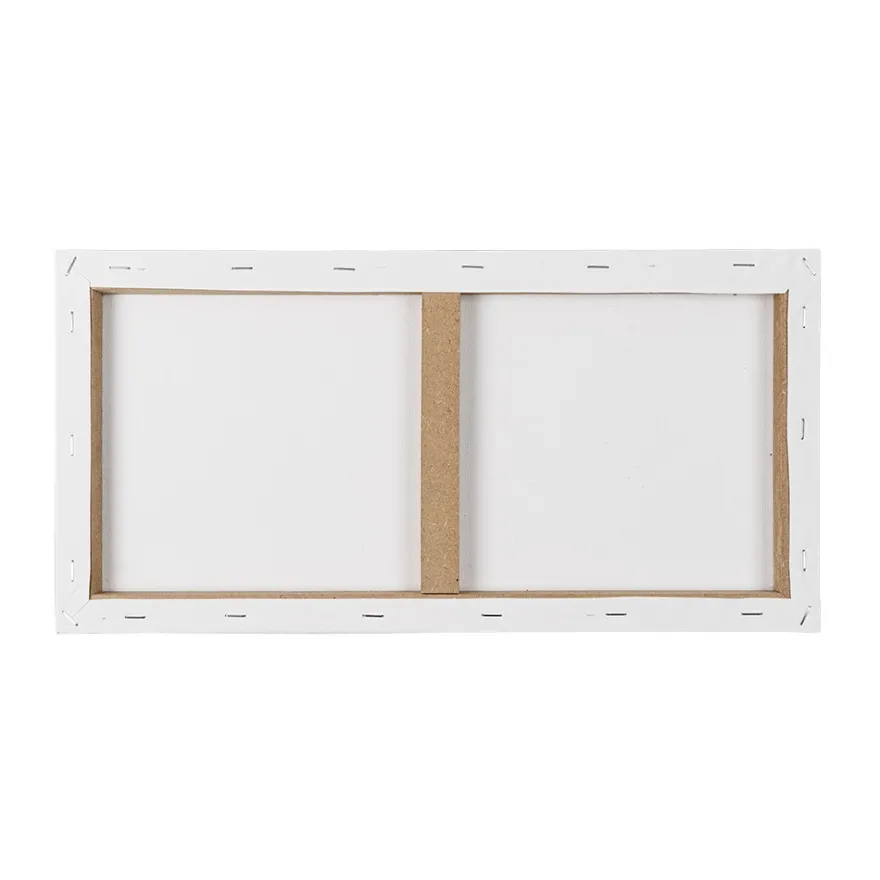 Leinwand auf Keilrahmen, 20cm x 40cm, 390g/m², weiß, 2 Stück