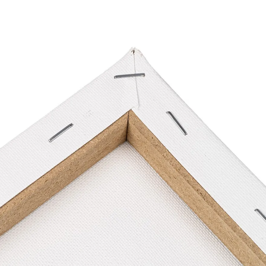Leinwand auf Keilrahmen, 20cm x 40cm, 390g/m², weiß, 2 Stück