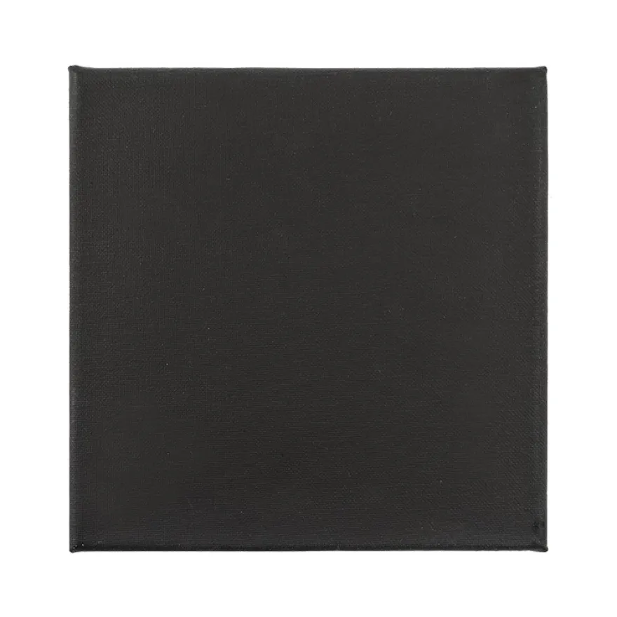 Leinwand auf Keilrahmen, 20cm x 20cm, 280g/m², schwarz