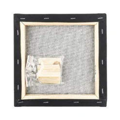 Leinwand auf Keilrahmen, 20cm x 20cm, 280g/m², schwarz
