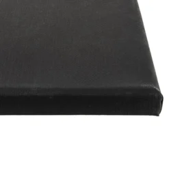 Leinwand auf Keilrahmen, 20cm x 20cm, 280g/m², schwarz