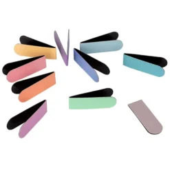 Lesezeichen, magnetisch, 2cm breit, 6cm lang, verschiedene Farben, 10 Stück