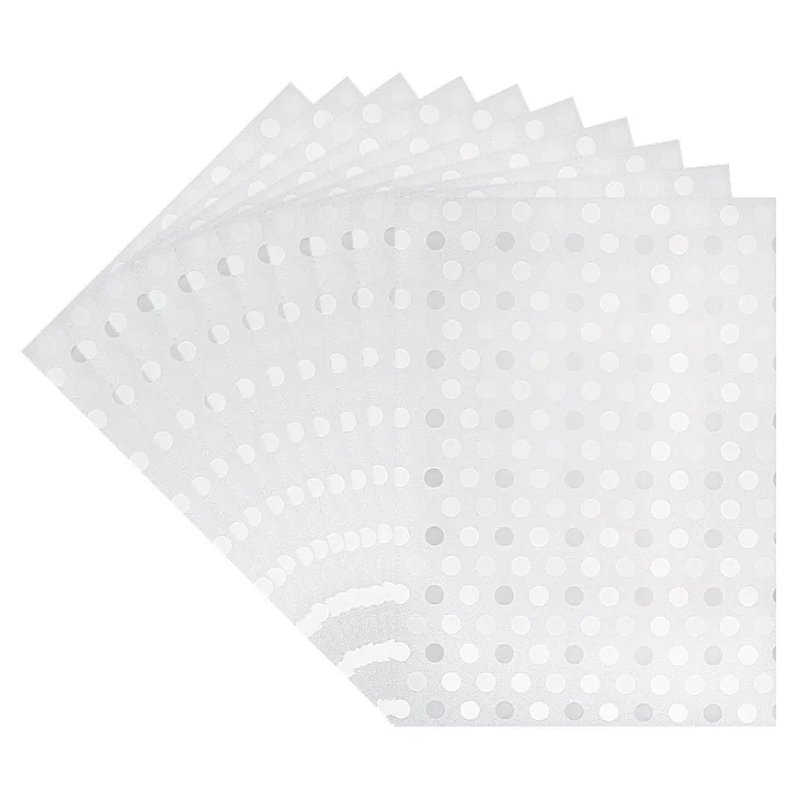 Lichteffekt-Folien, Kreise, DIN A4, satinierte Oberfläche, 10 Stück