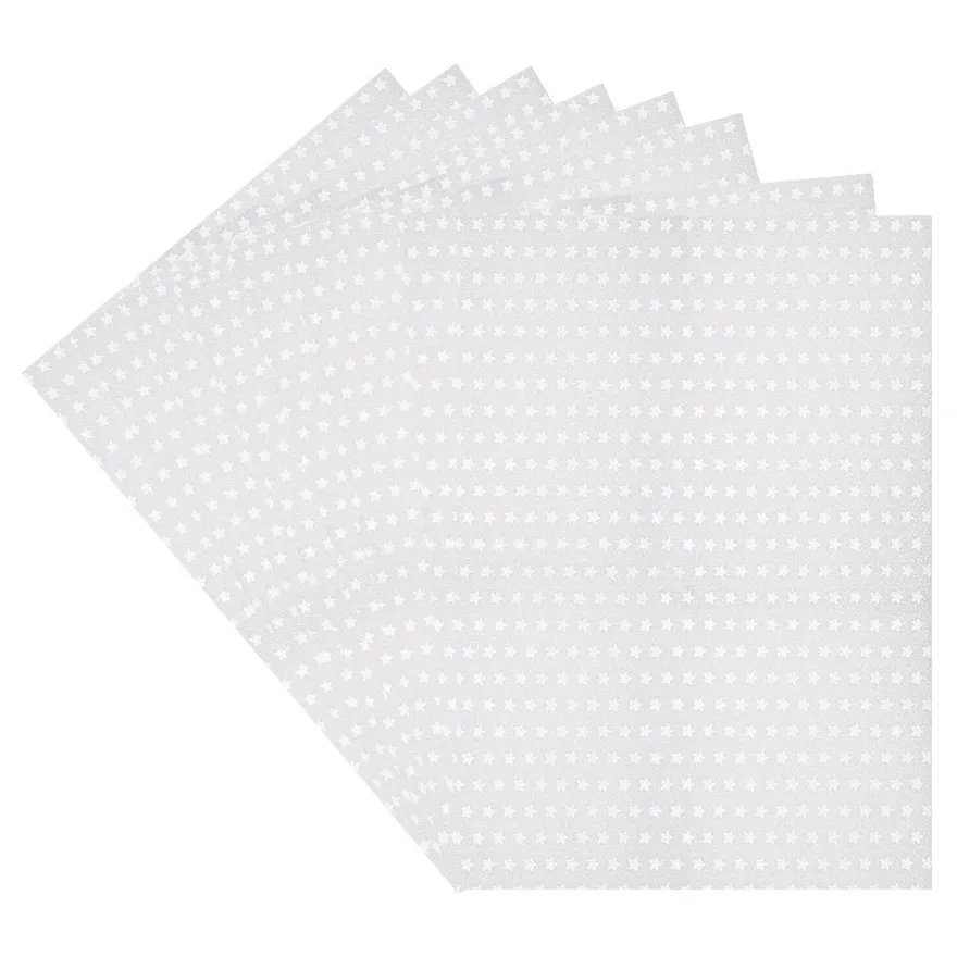 Lichteffekt-Folien, Sterne 2, DIN A4, satinierte Oberfläche, 10 Stück