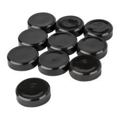 Magnete, Ø 3cm, 1cm hoch, schwarz, 10 Stück