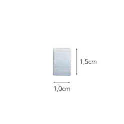 Magnete rechteckig, 10 Magnete 1,5cm x 1cm, 10 Metallscheiben 1,7cm x 1,2cm, 10 Stück