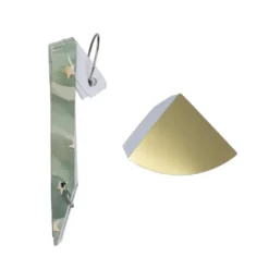 Magnet-Falt-Tanne, Design 3, Ø8,5cm, 12,5cm hoch, 180g/m², inkl. Tannenspitze