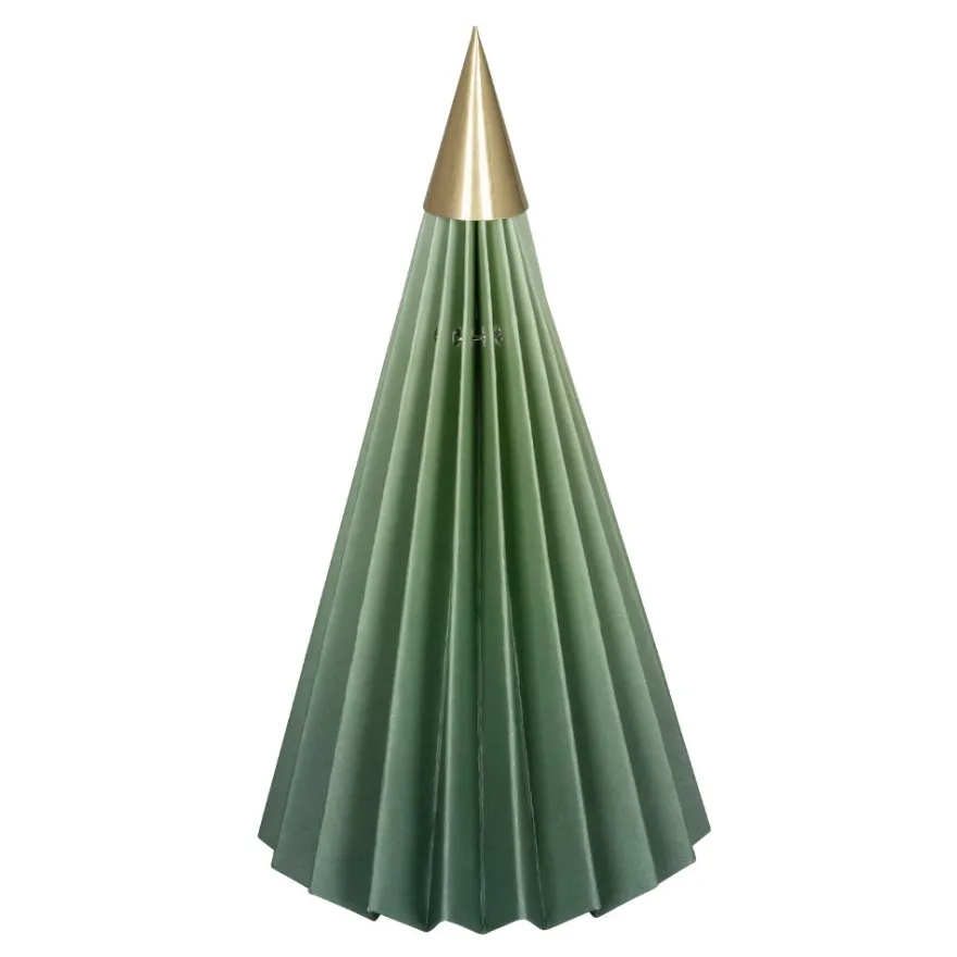 Magnet-Falt-Tanne, Design 4, Ø9,5cm, 17cm hoch, 180g/m², inkl. Tannenspitze