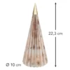 Magnet-Falt-Tanne, Design 2, Ø10cm, 22,3cm hoch, 180g/m², inkl. Tannenspitze