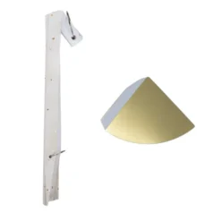 Magnet-Falt-Tanne, Design 1, Ø10cm, 22,3cm hoch, 180g/m², inkl. Tannenspitze