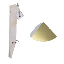 Magnet-Falt-Tanne, Design 1, Ø8,5cm, 12,5cm hoch, 180g/m², inkl. Tannenspitze