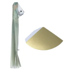Magnet-Falt-Tannen, Design 5, Ø10cm, 22,3cm hoch, 180g/m², inkl. Tannenspitzen, 3 Stück