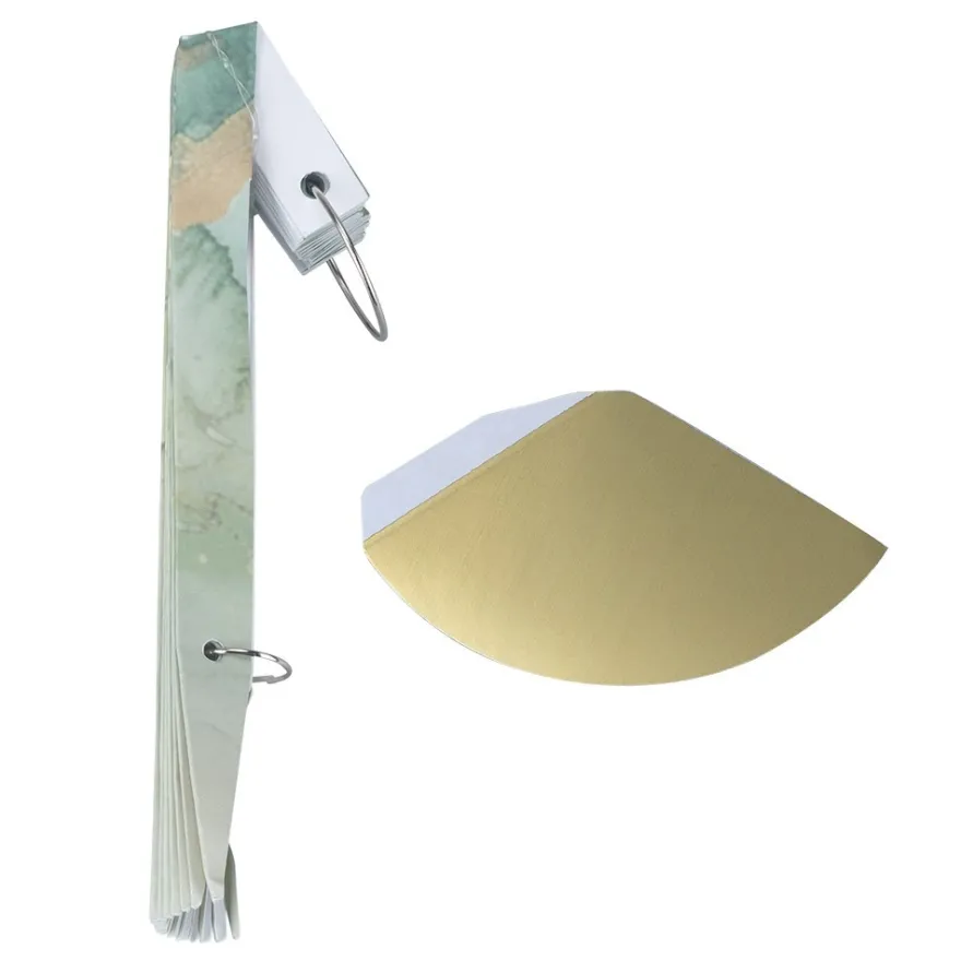 Magnet-Falt-Tannen, Design 5, Ø9,5cm, 17cm hoch, 180g/m², inkl. Tannenspitzen, 3 Stück