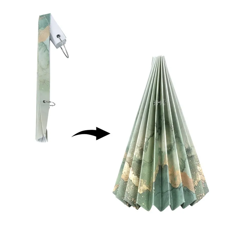 Magnet-Falt-Tannen, Design 5, Ø9,5cm, 17cm hoch, 180g/m², inkl. Tannenspitzen, 3 Stück