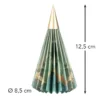 Magnet-Falt-Tannen, Design 5, Ø8,5cm, 12,5cm hoch, 180g/m², inkl. Tannenspitzen, 3 Stück