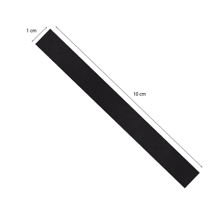 Magnetstreifen, selbstklebend, 1cm x 10cm, 0,5mm stark, 5 Bogen