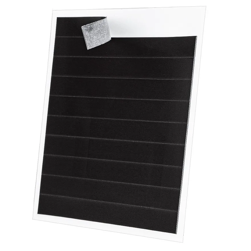 Magnetstreifen, selbstklebend, 1cm x 10cm, 0,5mm stark, 5 Bogen