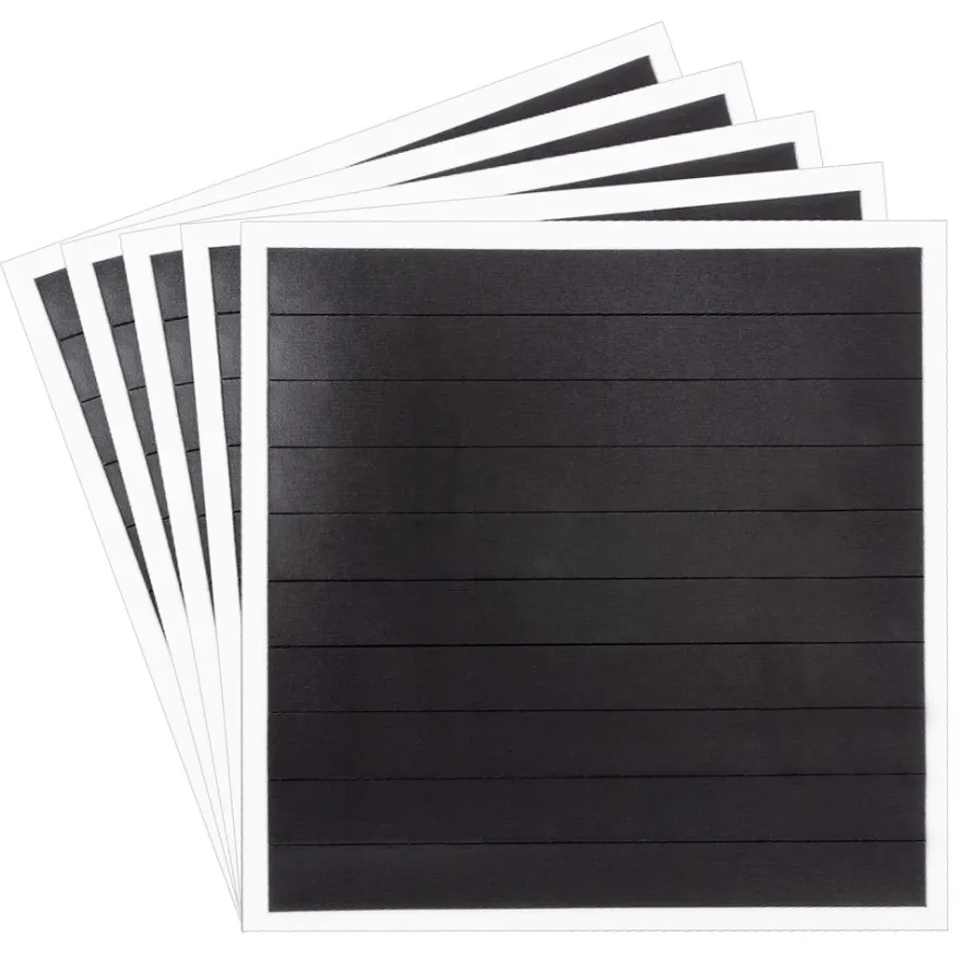 Magnetstreifen, selbstklebend, 1cm x 10cm, 0,5mm stark, 5 Bogen