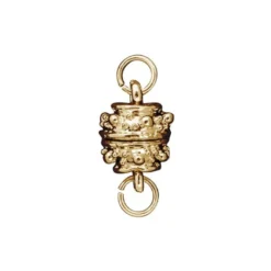 Magnet-Verschlüsse, Design 2, Ø10mm, goldfarben, 3 Stück