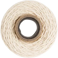 Makramee-Garn, Ø 2mm, 200m, auf Rolle, naturweiß