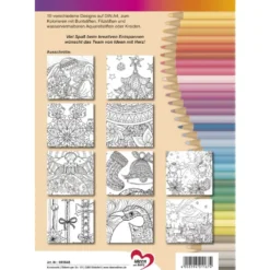 Malbuch: Malen... und die Seele lacht "Winter und Weihnachten", DIN A4, 10 Seiten