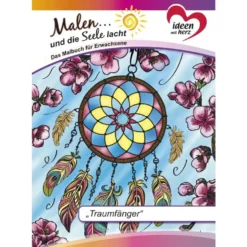 Malbuch: Malen... und die Seele lacht "Traumfänger", DIN A4, 10 Seiten