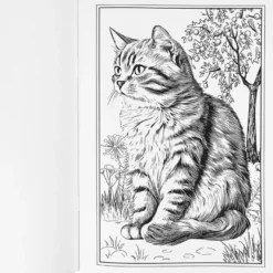 Malbuch: Malen... und die Seele lacht "Katzen", DIN A4, 10 Seiten