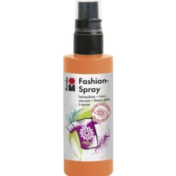 Marabu Fashion-Spray/Textil-Sprühfarbe, 100ml, mandarine