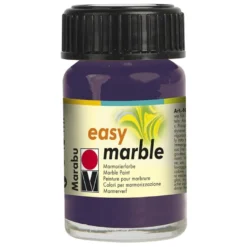 Marmorierfarbe, Marabu easy marble, 15 ml, aubergine