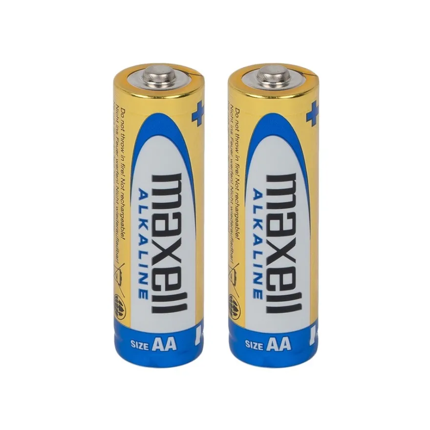 Maxell Alkaline Batterien AA LR06 1,5V, 2100 mAh, 2 Stück