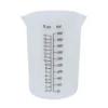 Messbecher, Silikon, 500ml, versch. Maßeinheiten, weiß-transluzent, lebensmittelecht