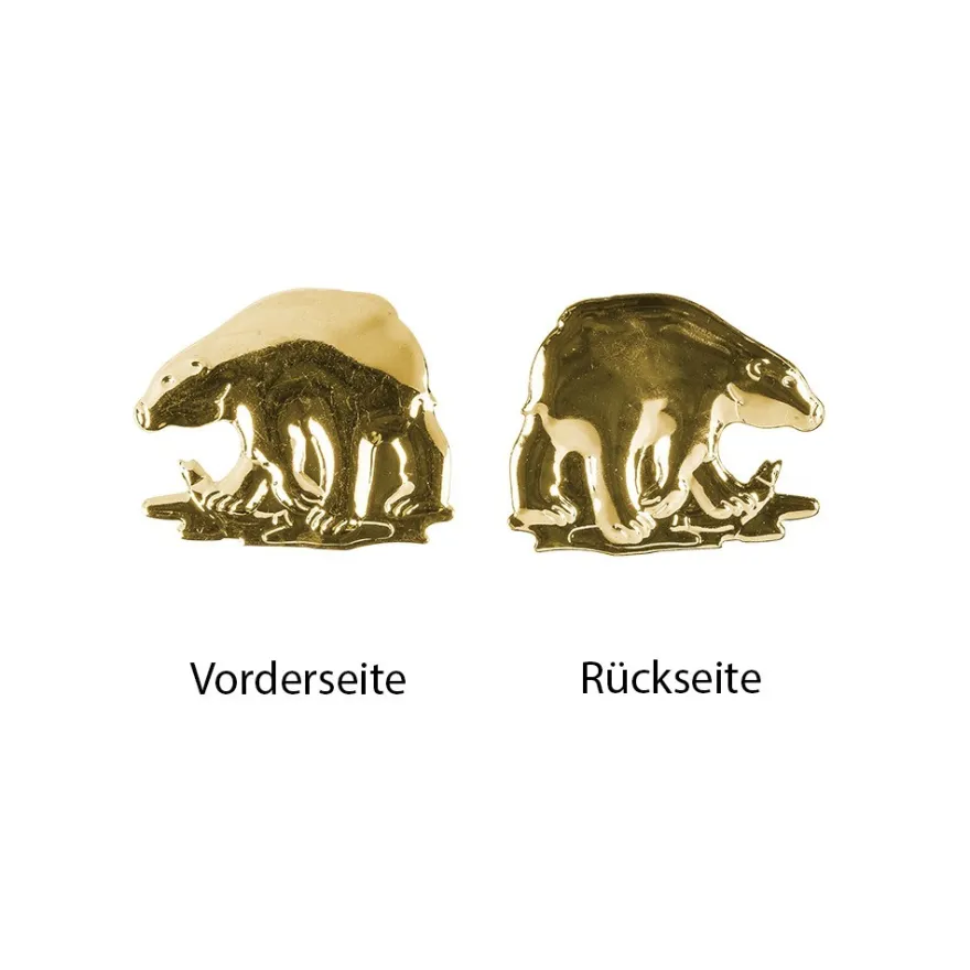 Messing Ornamente, Bär, 20 Stück