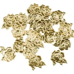 Messing Ornamente, Rose, 1,5cm x 1,5cm, 20 Stück