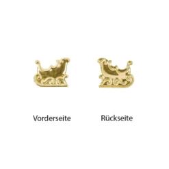 Messing Ornamente, Schlitten, 20 Stück