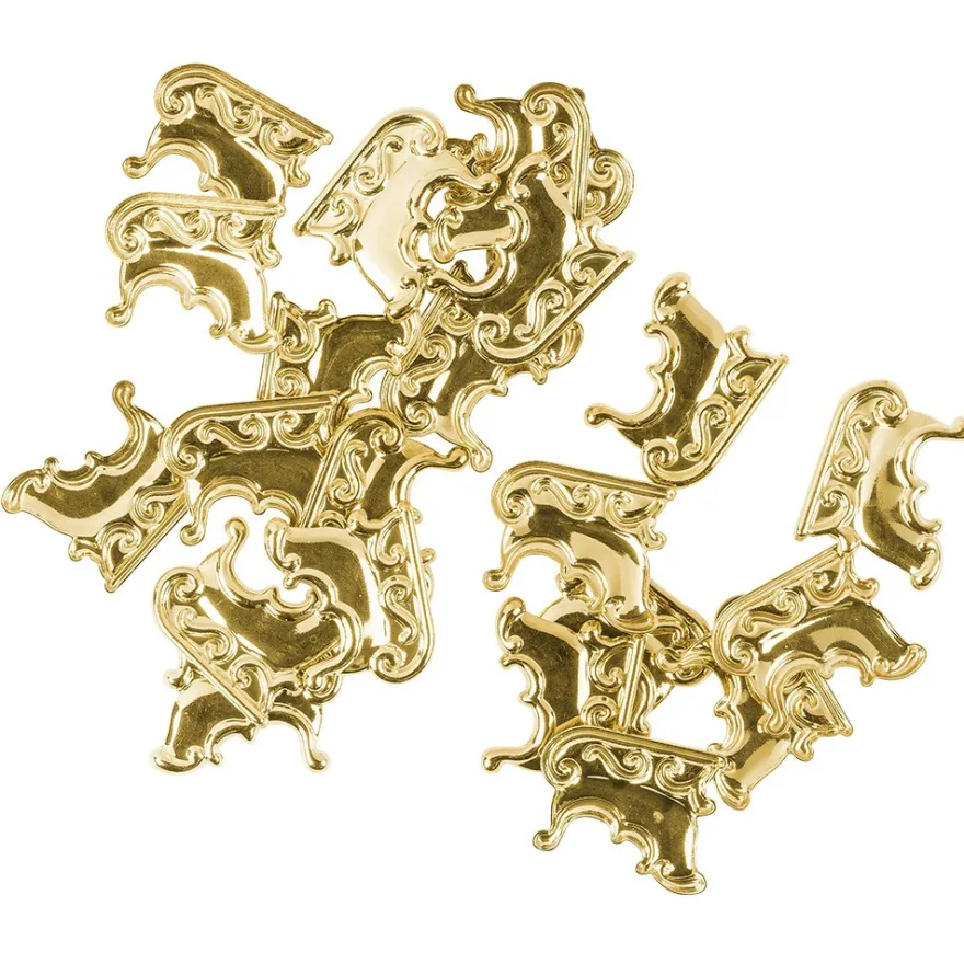 Messing Ornamente, Schlitten, 20 Stück