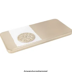 Metall-Boxen, 20,4cm x 10cm x 1,2cm, 3 Stück