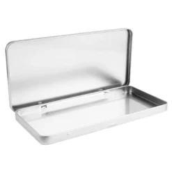 Metall-Boxen, 20,4cm x 10cm x 1,2cm, 3 Stück