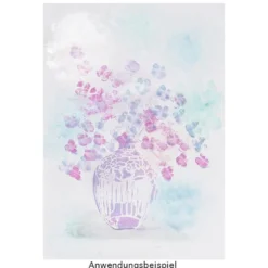 Metallic-Aquarellfarben, Sortierung 3, 6 verschiedene Farben