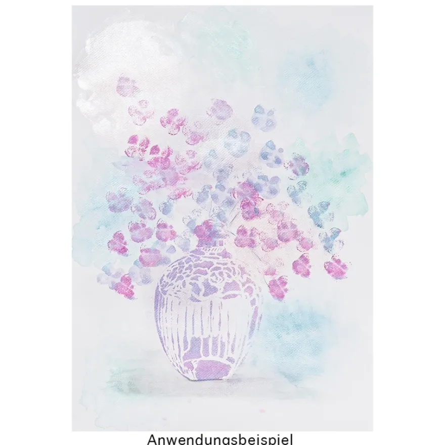 Metallic-Aquarellfarben, Sortierung 3, 6 verschiedene Farben