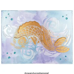 Metallic-Aquarellfarben, Sortierung 3, 6 verschiedene Farben
