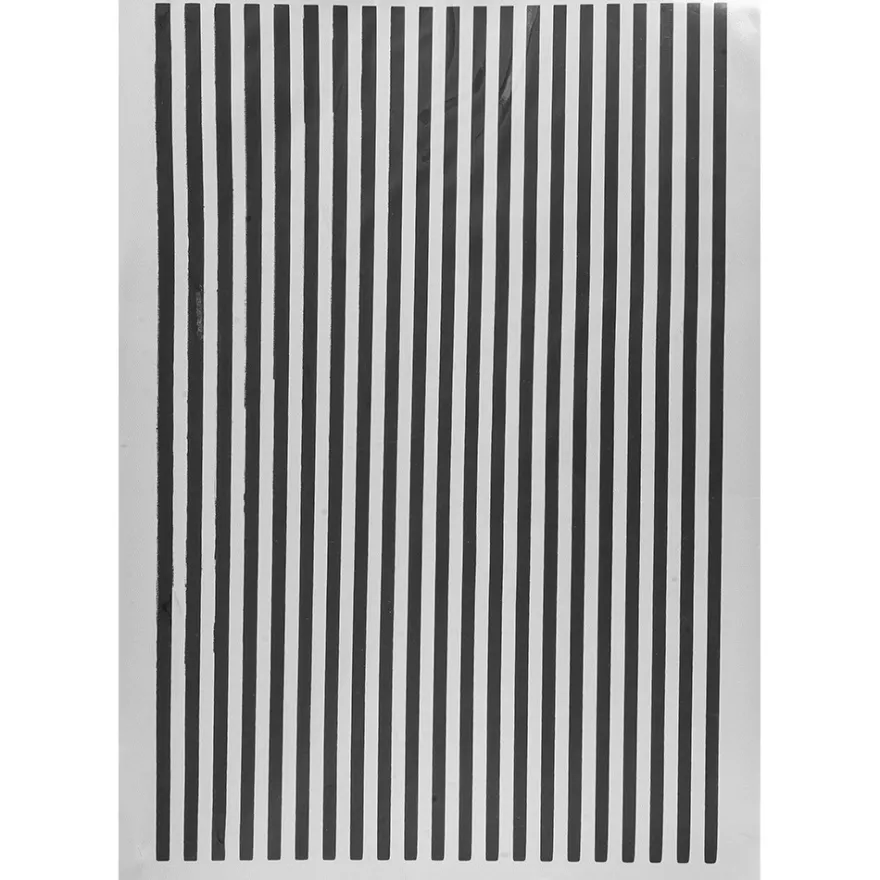 Metallic-Bügeltransfer, Hintergrund, Streifen, 25cm x 34cm, silber glänzend