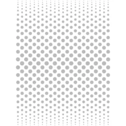 Metallic-Bügeltransfer, Hintergrund, Punkte, 25cm x 34cm, silber glänzend