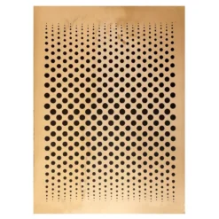 Metallic-Bügeltransfer, Hintergrund, Punkte, 25cm x 34cm, gold glänzend