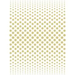 Metallic-Bügeltransfer, Hintergrund, Punkte, 25cm x 34cm, gold glänzend