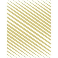 Metallic-Bügeltransfer, Hintergrund, Diagonale Streifen, 25cm x 34cm, gold glänzend